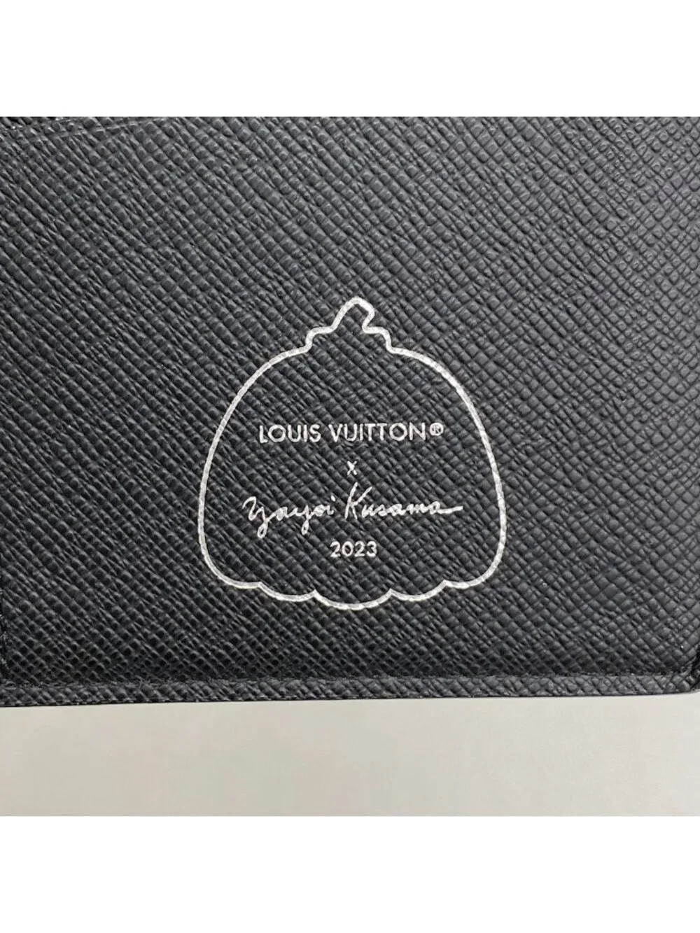 Louis Vuitton Wallet Monogram Eclipse Yayoi Kusama Portefeuille Brazza Black